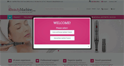 Desktop Screenshot of ibeautymachine.com