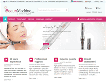 Tablet Screenshot of ibeautymachine.com